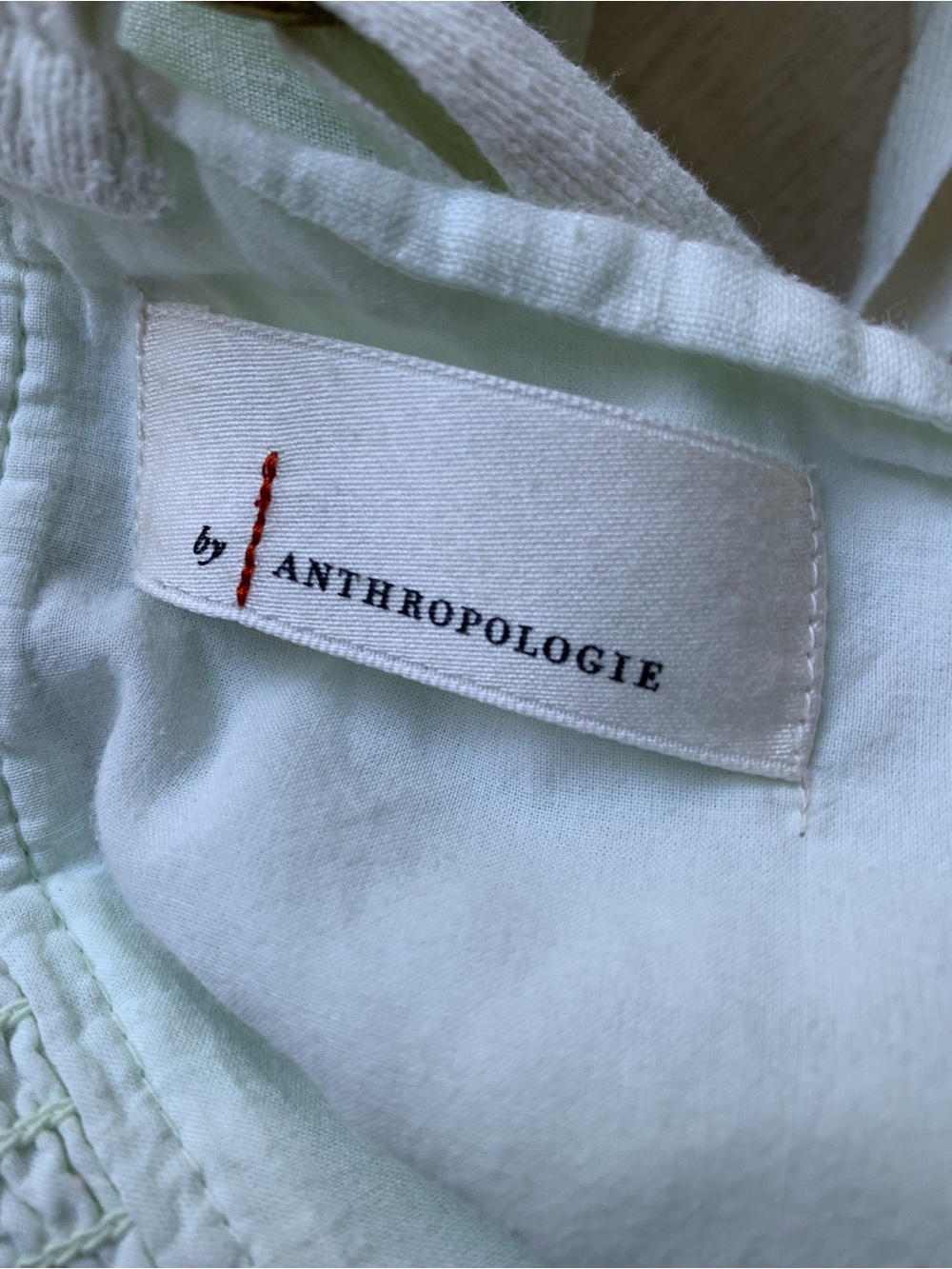 Anthropologie Pale Mint Green Eyelet Maxi Dress - Picture 11 of 16